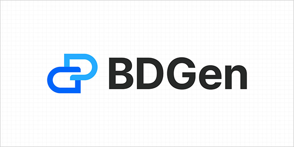 심볼과 영문 BDGen 조합 (English Horizontal)